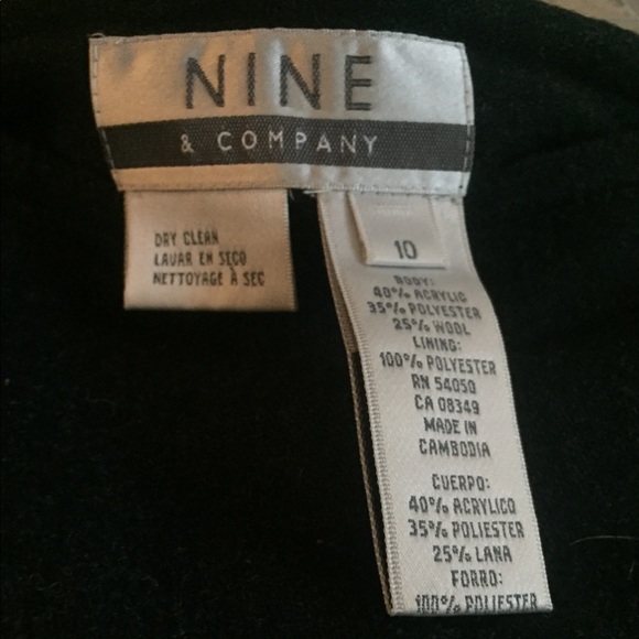 Boho wool skirt with geo print & fringe - Picture 3 of 4